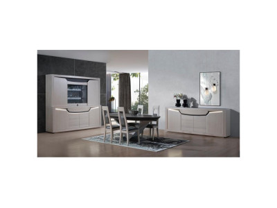 Muse - Buffet vaisselier 2 corps 