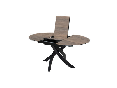 Perth - Table de séjour ronde extensible  2