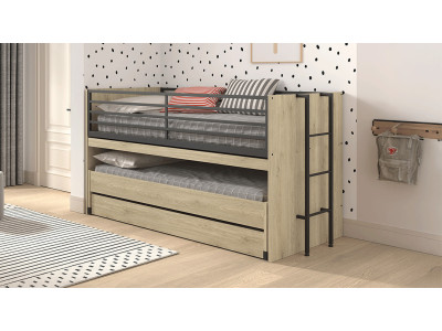 Sam - Lit compact couchage 90 x 200 cm 
