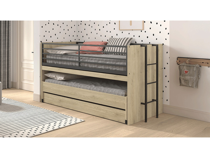Sam - Lit compact couchage 90 x 200 cm 