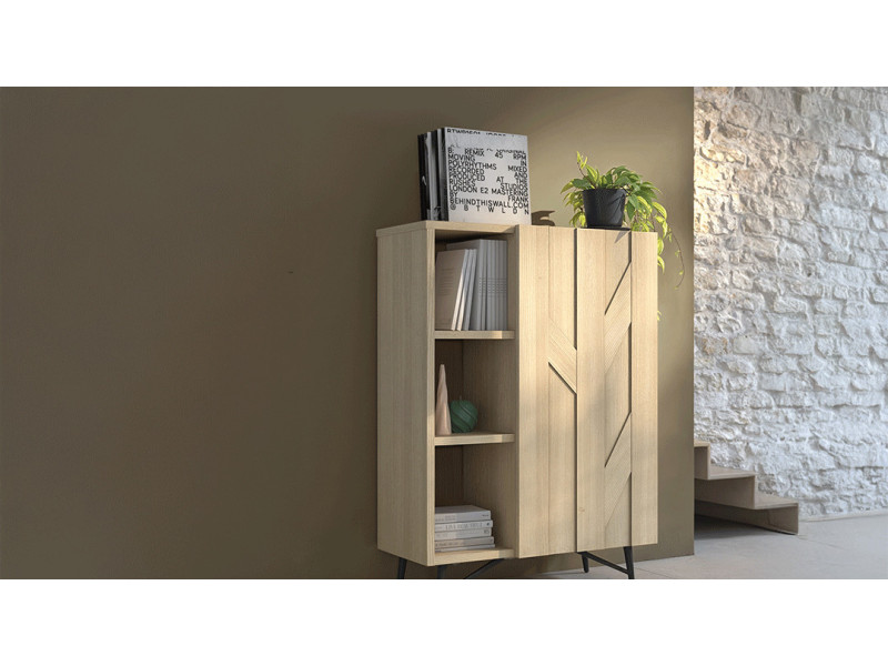 Canopée - Meuble 1 porte 3 niches 