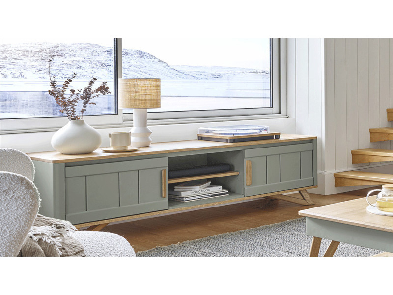 Alva - Meuble TV 2 portes 