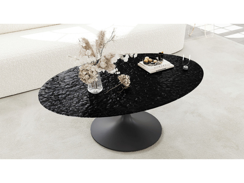Alisse - Table basse ovale 