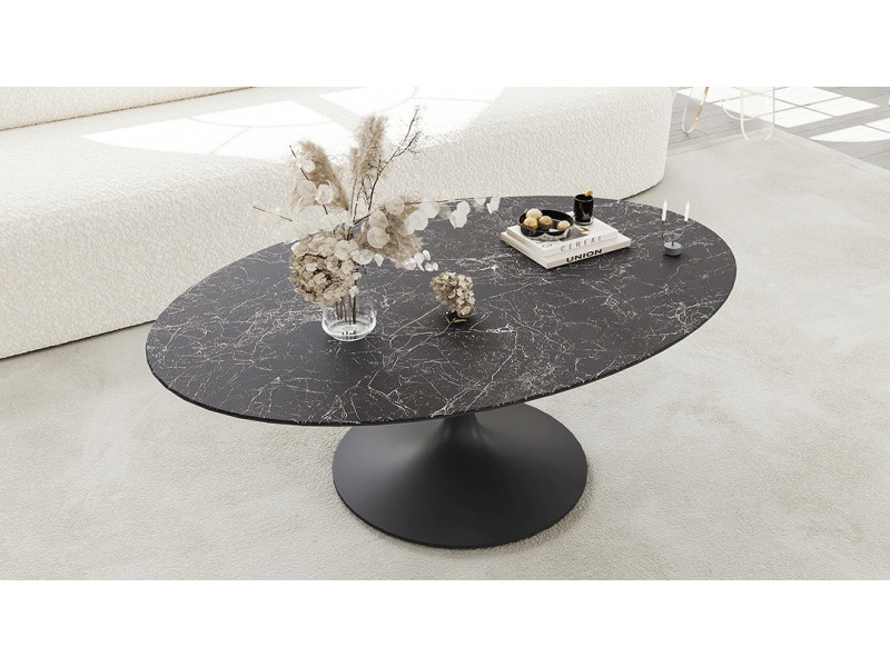 Alisse - Table basse ovale 