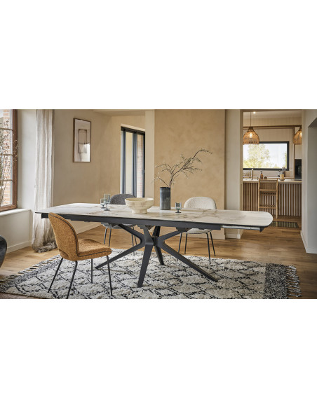 Lagos - Table de séjour extensible 