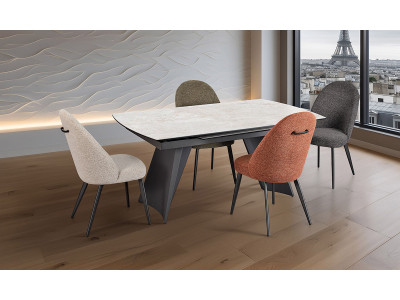 Azalée - Table de séjour extensible 