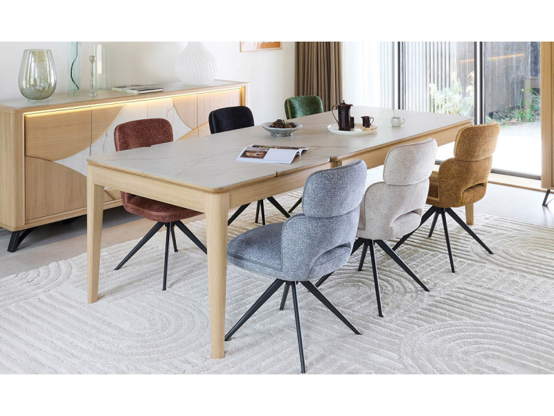 Riviéra - Table de séjour extensible 