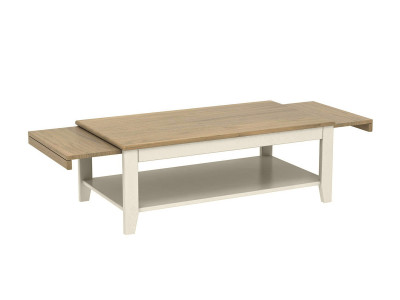Ynès - Table basse 2 tirettes  2